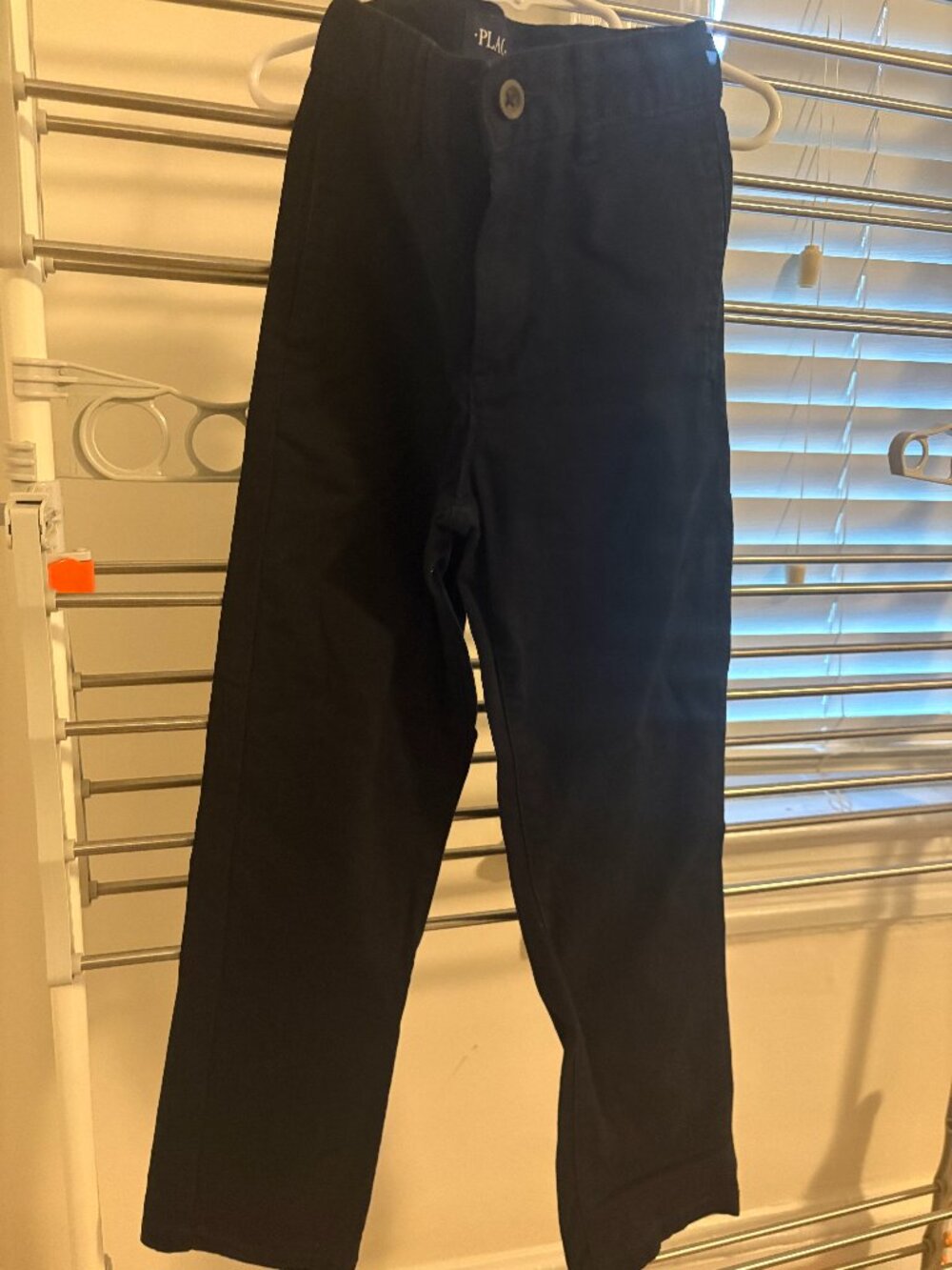 Boys Slim Navy Khaki Pants Size 10